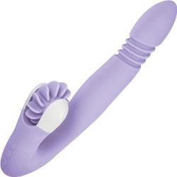 Devine Vibes Orgasm Wheel & Stroker Vibrator, 9.5 Inch, Lavender