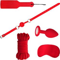 Ouch! Introductory Bondage Kit No 5, Red