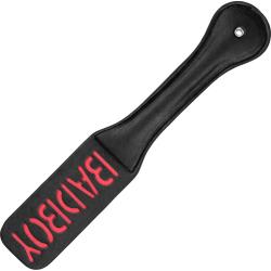 Ouch! BADBOY Faux Leather Paddle, 12.5 Inch, Black