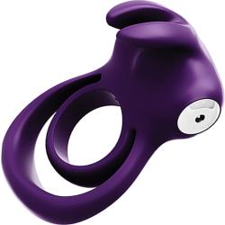 VeDo Thunder Bunny Rechargeable Dual Cockring, Purple