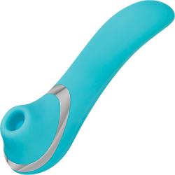 Adam and Eve French Kiss Her Clitoral Stimulator, 6 Inch, Blue