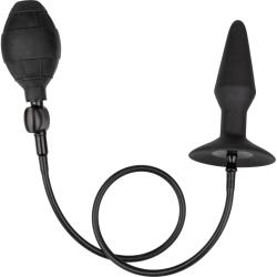 Silicone Inflatable Butt Plug, 4.25 Inch, Black