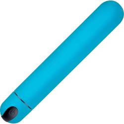 Bang Extra Large Rechargeable Bullet Vibrator, 8.5 Inch, Blue