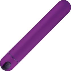Bang Extra Large Rechargeable Bullet Vibrator, 8.5 Inch, Purple