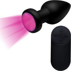 Booty Sparks 7X Light Up Rechargeable Anal Plug, 4.1 Inch, Black