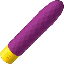 Romp Beat Silicone Vibrator, 8.25 Inch, Light Purple