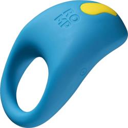 Romp Juke Light Vibrating Cock Ring, 2.85 Inch, Blue