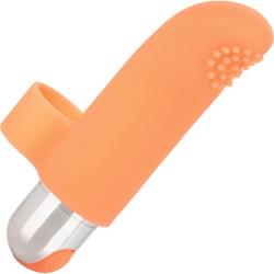 Intimate Play Rechargeable Finger Vibe, 3.5 Inch, Orange Tickler