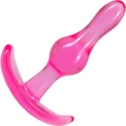 B Yours Curvy Anal Plug, 3.5 Inch, Pink