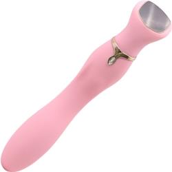 Viotec Chance Touch Screen G-Spot Silicone Vibrator, 8.75 Inch, Pink