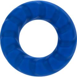 Forto F-25 Liquid Silicone Cock Ring, 0.9 Inch, Blue