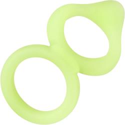 Forto F-88 Double Cock Ring, Glow