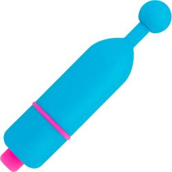 Rock Candy Fun Size Suga Stick Vibrator, 3.5 Inch, Blue
