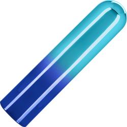 Glam Bullet 10 Functions Rechargeable Vibrator, 4.75 Inch, Blue