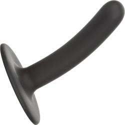 Boundless Slim Butt Plug with Suction Cup Base, 4.5 Inch, Black