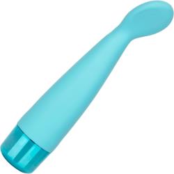 Eden Scoop 10 Functions Silicone Vibrator, 7.5 Inch, Blue