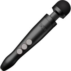 Doxy Die Cast Number 3R Rechargeable Wand Massager, 11.25 Inch, Black