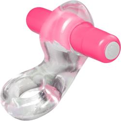 Play with Me Delight Vibrating C-Ring, Pink