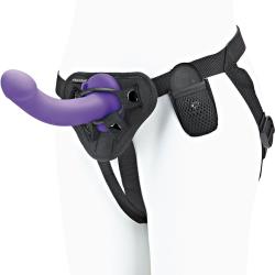 Pegasus Curved Realistic Peg and Harness with Remote, 6 Inch, Purple