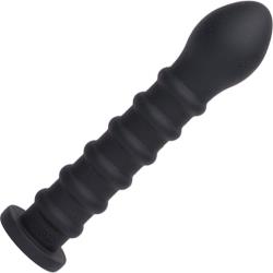 MOD Wand Silicone Ribbed, 7.5 Inch, Black
