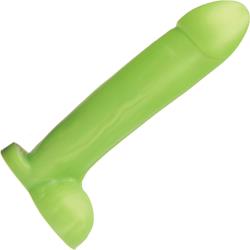 Tantus Hoss Firm Silicone Dildo, 13 Inch, Lime Green