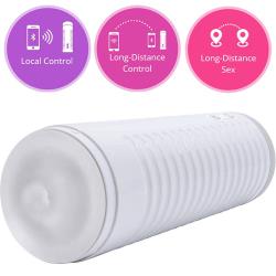 Lovense Max 2 Male Masturbator with Neutral-Shaped Sleeve, Clear