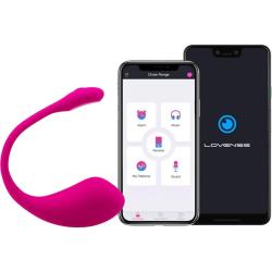 Lovense Lush 2 App Controlled Bluetooth Egg Vibrator, 4 Inch, Pink