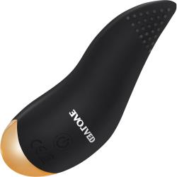 Evolved Tip Tingler Silicone Rechargeable Vibrator, 4.3 Inch, Black
