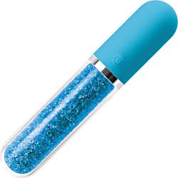 Stardust Charm Vibrator, 6.6 Inch, Blue