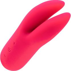 VeDO Kitti Rechargeable Dual Vibrator, 4.5 Inch, Foxy Pink