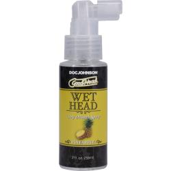 GoodHead Juicy Head Dry Mouth Spray, 2 fl.oz (59 mL), Pineapple