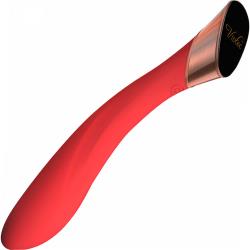 Manto Touch Panel G-Spot Vibrator, 8.75 Inch, Red
