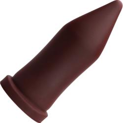 Tantus Inner Band Trainer Large Firm Silicone Butt Plug, 9 Inch, Oxblood