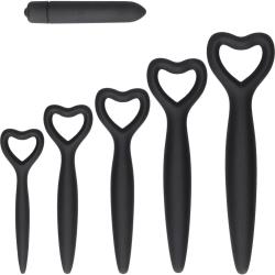 Ouch! Silicone Vaginal Dilator Set, Black