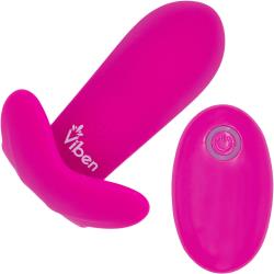 Viben Intrigue Remote Controlled 10 Function Panty Vibrator, 3.25 Inch, Hot Pink