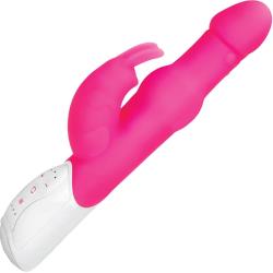 Rabbit Essentials Pearls Rabbit Vibrator, 10 Inch, Hot Pink