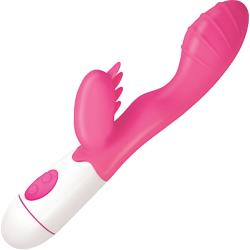 Lotus Sensual Massagers No 3 Dual Action Vibrator, 8 Inch, Pink