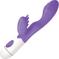 Lotus Sensual Massagers No 3 Dual Action Vibrator, 8 Inch, Purple