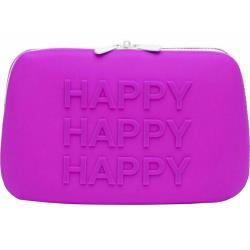 Happy Rabbit HAPPY Large Silicone Zipper Storage Case, Purple