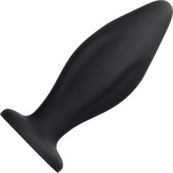 Ouch! Edgy Butt Plug, 4.49 Inch, Black