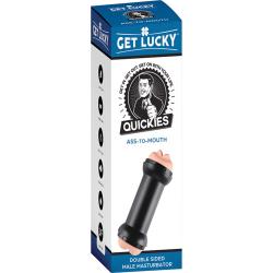 Get Lucky Quickies Ass-to-Mouth Double Sided Male Masturbator