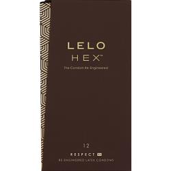 LELO HEX Respect XL Condoms, 12-Pack