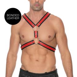 Ouch! Scottish Harness, Large/XLarge, Red