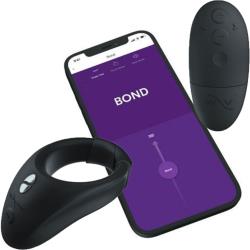 We-Vibe Bond Smartphone App Controlled Remote Vibrating Wearable Penis Ring, Black