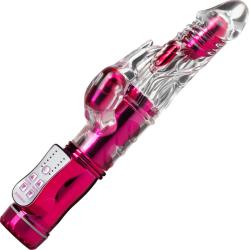 Sexy Things Frisky Rabbit Vibrator, 9 Inch, Pink