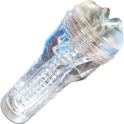 Happy Ending Mstr B8 Mouth Stroker In Lip Service Canister, Clear
