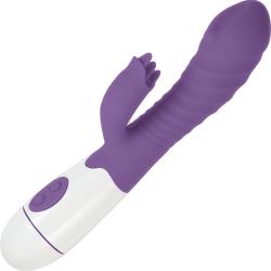 Lotus Sensual Massagers No 5 Dual Action Vibrator, 7.5 Inch, Purple