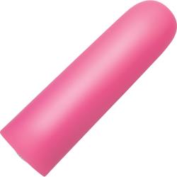 Exciter Super Charged Mini Silicone Vibrator, 3.5 Inch, Pink