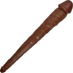 Nasstoys Hero Double Ended Dong, 14 Inch, Chocolate
