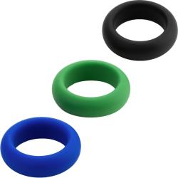 Je Joue Silicone C-Rings, 3-Pack, Multicolored